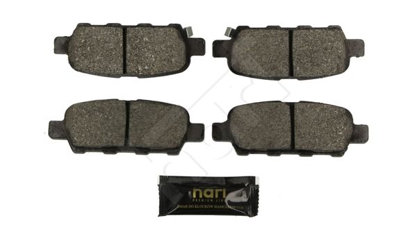 Zestaw klocków hamulcowych, hamulce tarczowe HART 248 951