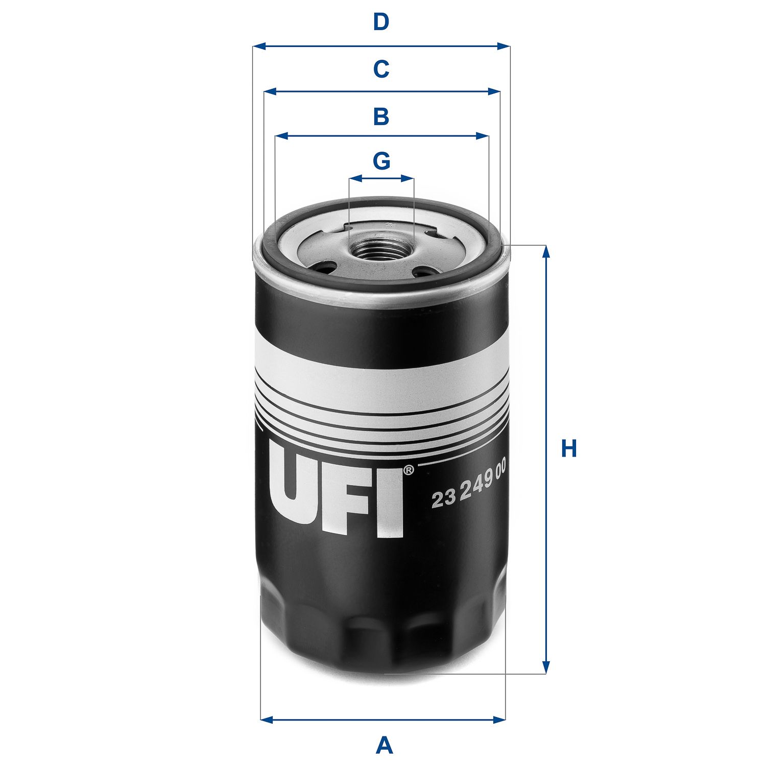 Olejový filter UFI 23.249.00