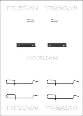 Zestaw akcesoriów, klocki hamulcowe TRISCAN 8105 101592