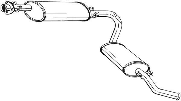 Tłumik końcowy BOSAL 283-023