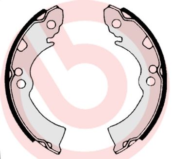 Zestaw szczęk hamulcowych BREMBO S 56 503