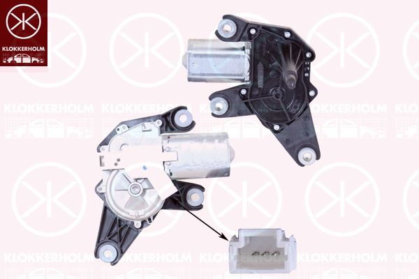 Silnik wycieraczek KLOKKERHOLM 60557173