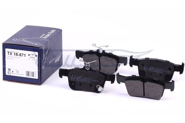 Levně Sada brzdových destiček, kotoučová brzda TOMEX Brakes 18-871