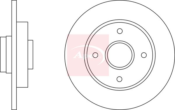 Apec - Rear Brake Disc