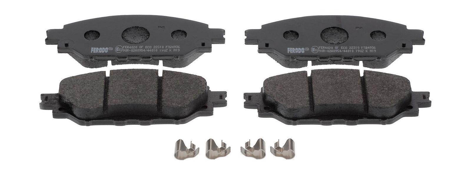 set placute frana,frana disc FERODO FDB4936