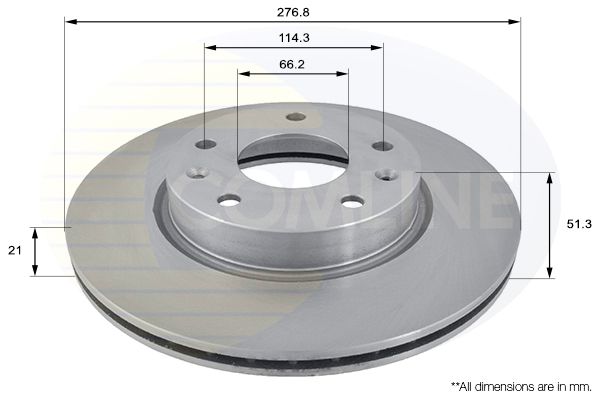 Tarcza hamulcowa COMLINE ADC1309V