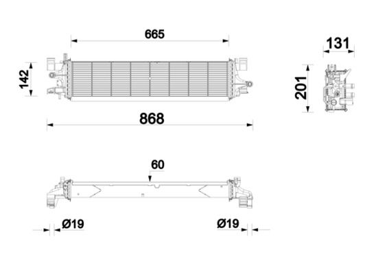Radiator, racire motor MAHLE BEHR *** PREMIUM LINE *** CR 2461 001P