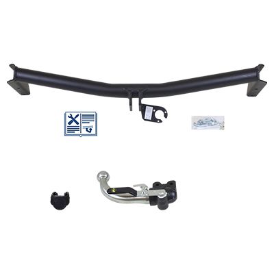 Zestaw zaczepu przyczepy RAMEDER 155912