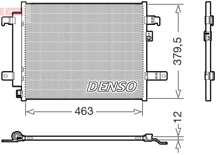 Condensator, climatizare DENSO DCN44020