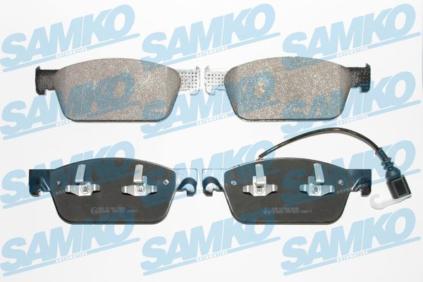 Levně Sada brzdových destiček, kotoučová brzda SAMKO 5SP1551