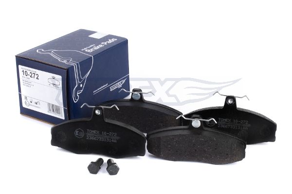 Levně Sada brzdových destiček, kotoučová brzda TOMEX Brakes 10-272
