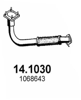 Rura wydechowa ASSO 1068643