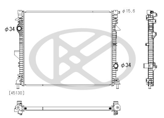 Radiator, racire motor KOYORAD PL323384