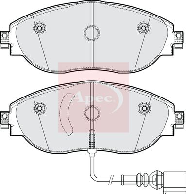 Apec - Front Brake Pad Set