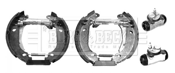 Zestaw szczęk hamulcowych BORG & BECK BBS1058K