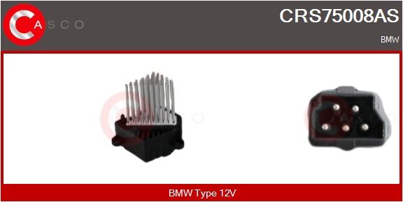 Odpor, vnitřní tlakový ventilátor CASCO CRS75008AS