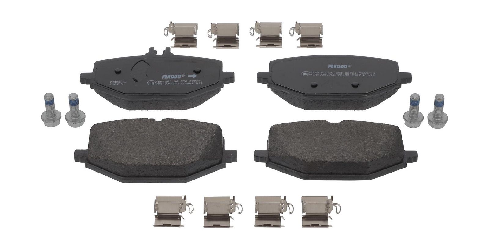 set placute frana,frana disc FERODO FDB5375