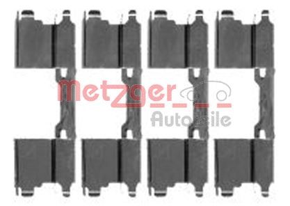 Set accesorii, placute frana METZGER 109-1762