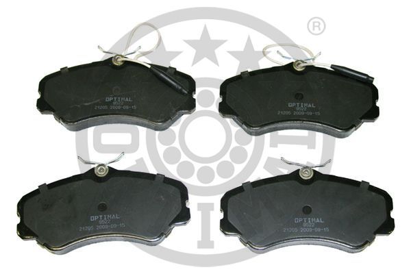 Zestaw klocków hamulcowych, hamulce tarczowe OPTIMAL BP-09522