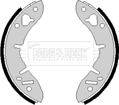 Zestaw szczęk hamulcowych BORG & BECK BBS6155