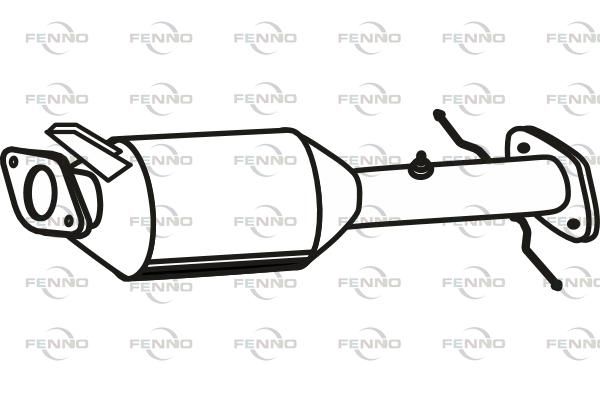 Filtr sadzy / filtr cząstek stałych, układ wydechowy FENNO 1526541