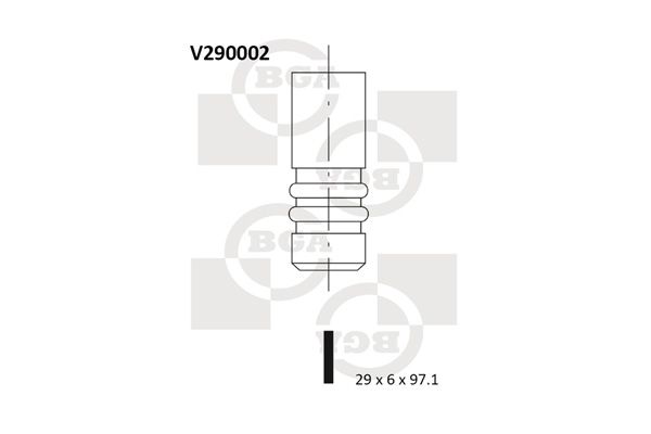 Sací ventil BGA V290002