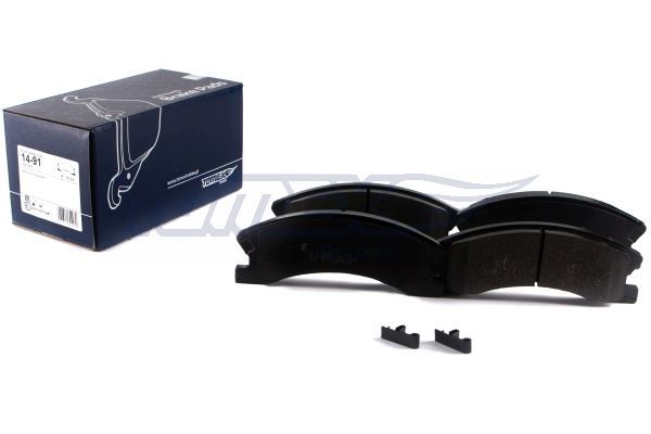 Levně Sada brzdových destiček, kotoučová brzda TOMEX Brakes 14-91