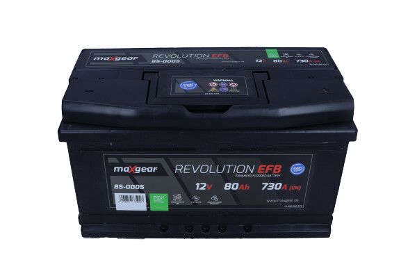 Autobaterie MAXGEAR Revolution EFB, 12V, 80Ah, 730A, 85-0005