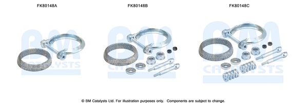 Zestaw montażowy, katalizator BM CATALYSTS FK80148