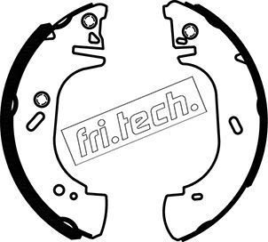 Zestaw szczęk hamulcowych FRI.TECH. 1040.136