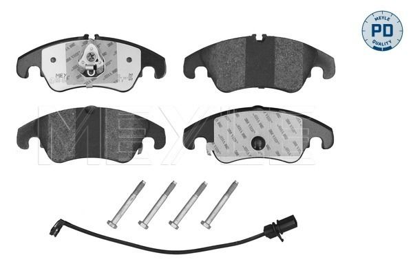 Sada brzdových platničiek kotúčovej brzdy MEYLE 025 247 4319/PD