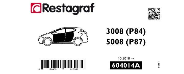 Set clipuri sustinere, caroserie RESTAGRAF 604014A