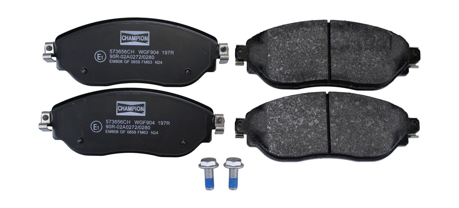 set placute frana,frana disc CHAMPION 573656CH