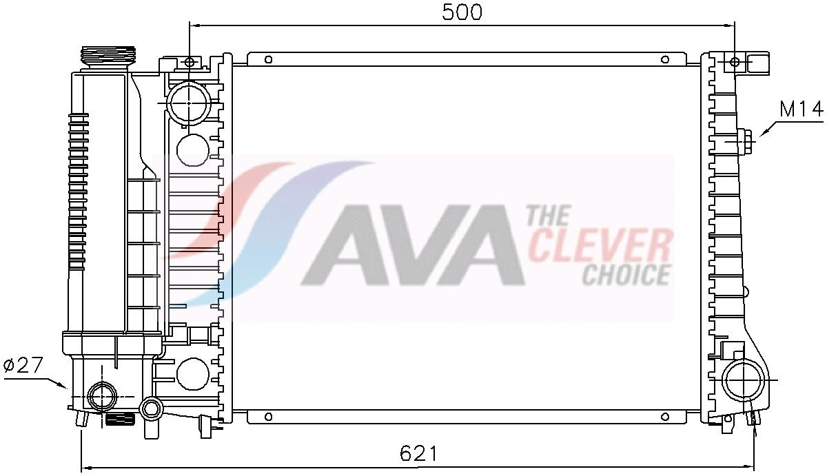 Радиатор, охлаждение двигателя