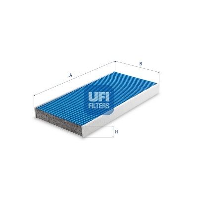 Filtr, wentylacja przestrzeni pasażerskiej UFI 34.149.00