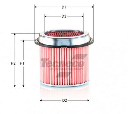Filtr powietrza TECNECO FILTERS AR855J