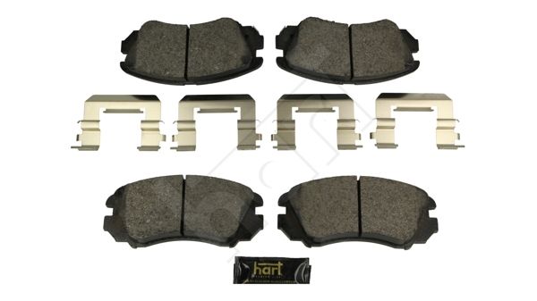 Zestaw klocków hamulcowych, hamulce tarczowe HART 248 975