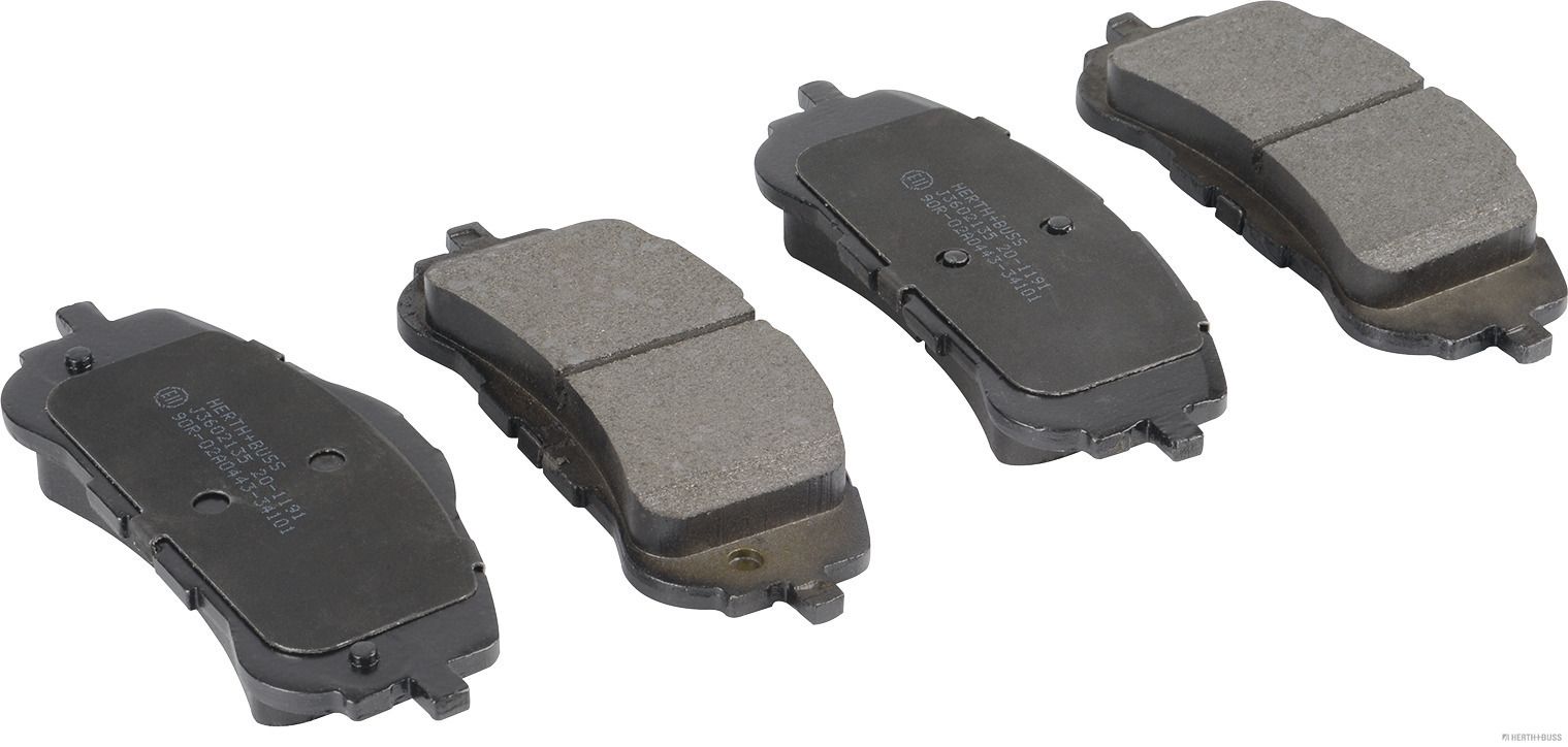 set placute frana,frana disc HERTH+BUSS JAKOPARTS J3602135