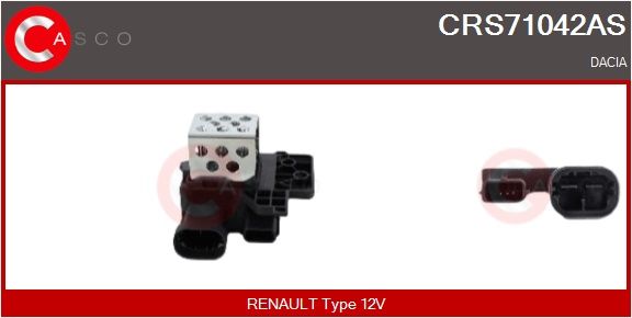 Odpor, vnitřní tlakový ventilátor CASCO CRS71042AS