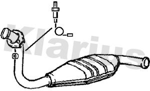 Katalizator KLARIUS 321005