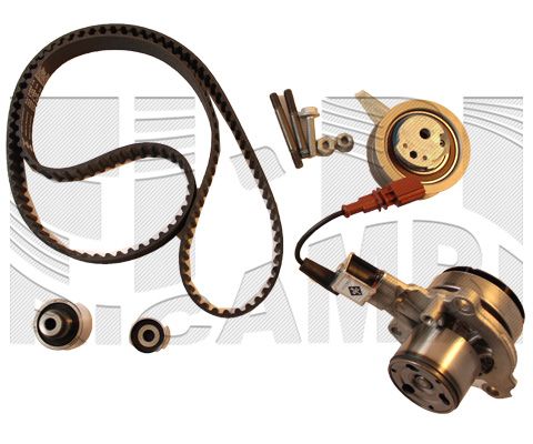 Pompa wodna + zestaw paska rozrządu CALIBER 0657KFWA