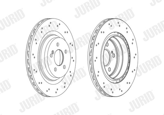 Tarcza hamulcowa JURID 563093JC-1