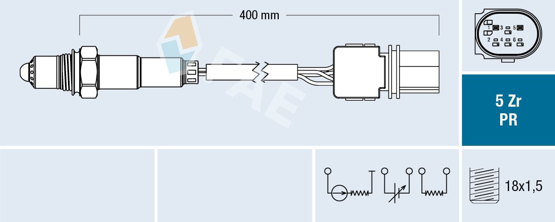 Sonda lambda FAE 75071