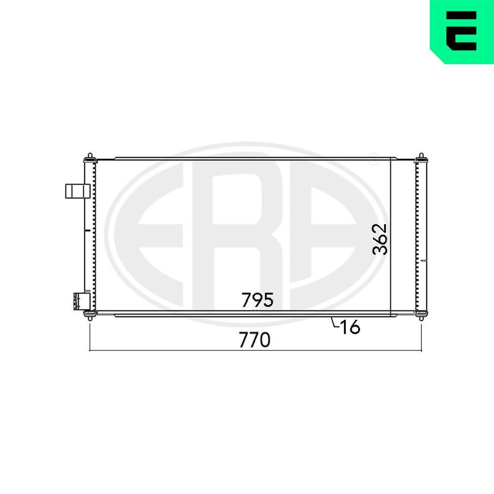 Condensator, climatizare ERA 667091