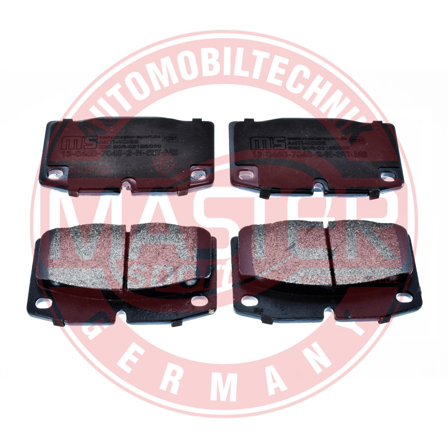 Zestaw klocków hamulcowych, hamulce tarczowe MASTER-SPORT GERMANY 13046070482N-SET-MS