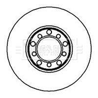 Tarcza hamulcowa BORG & BECK BBD4831