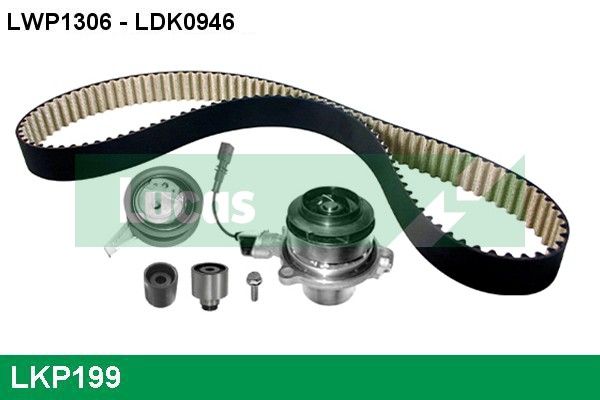 Pompa wodna + zestaw paska rozrządu LUCAS LKP199