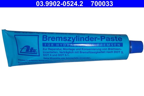 Pâte, pièces pour l'hydraulique des freins/de l'embrayage
