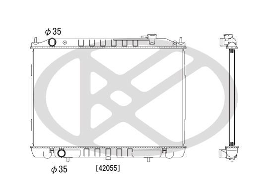 Radiator, racire motor KOYORAD PL022602