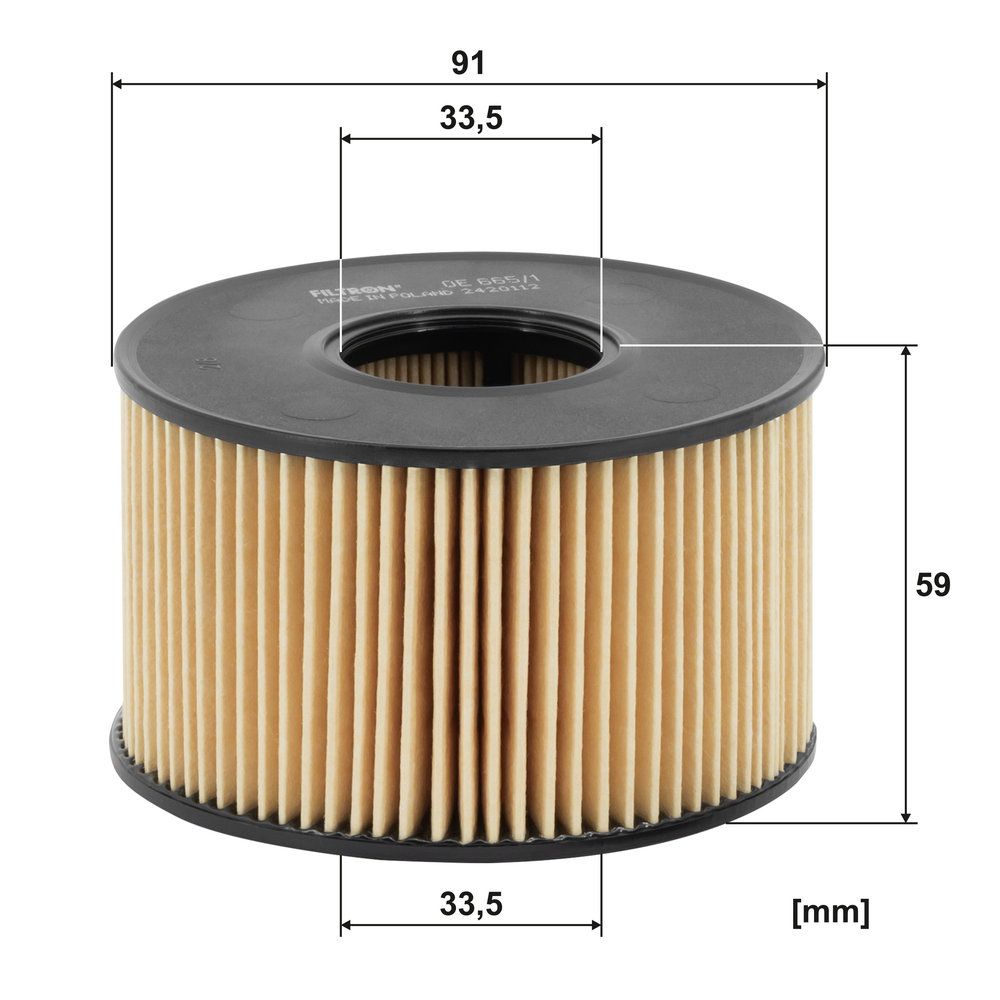 Levně Olejový filtr FILTRON OE 665/1
